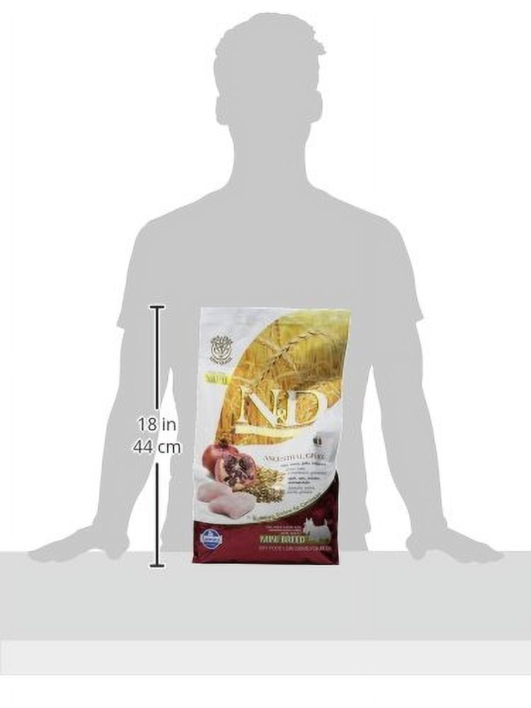 Farmina Natural And Delicious Chicken And Ancestral Low-Grain Formula Small Bites Dry Dog Food, 5.5-Pound ALT1