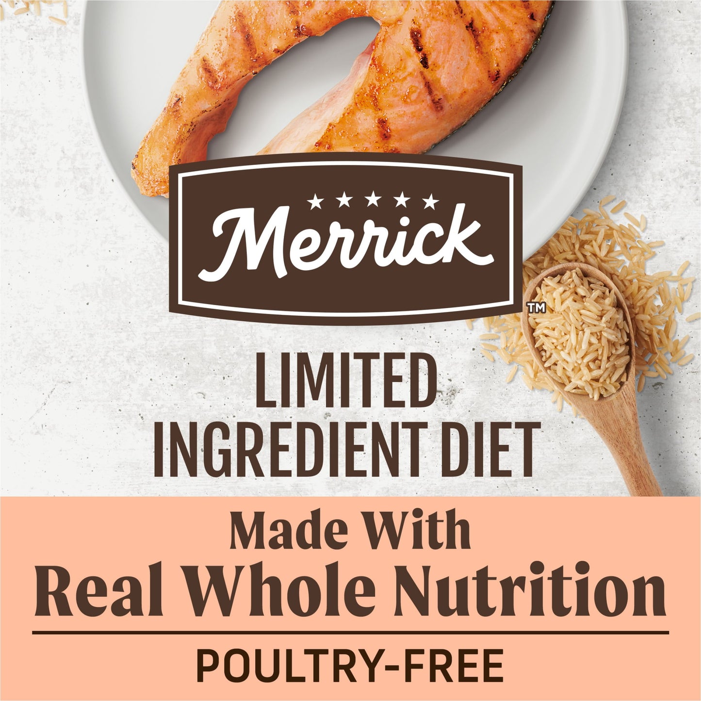 Merrick Limited Ingredient Real Salmon & Sweet Potato Dry Dog Food, Grain Free, 22 lb Bag
