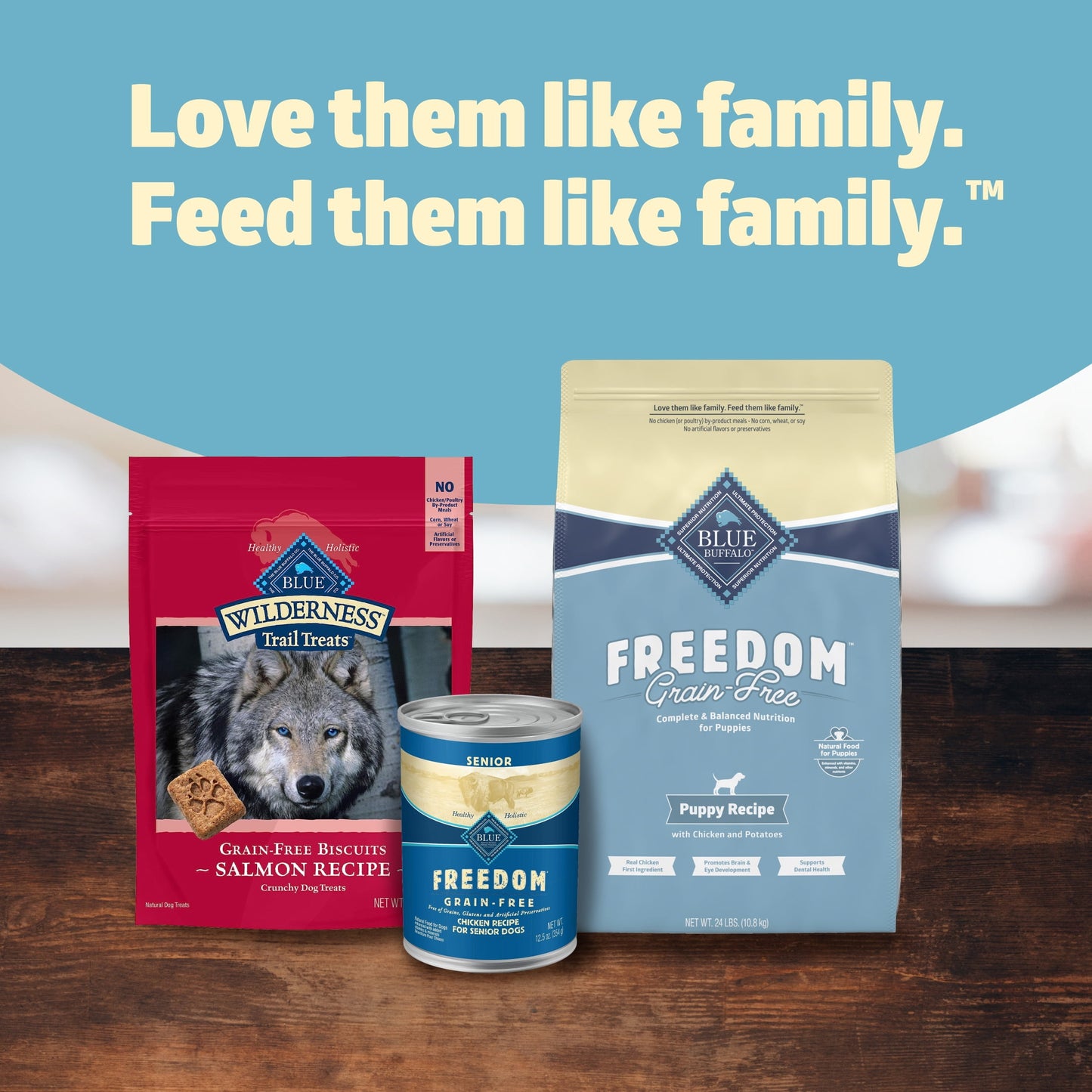 Blue Buffalo Freedom Grain-Free Puppy Dry Dog Food with DHA, Chicken & Potatoes, 24-lb. Bag