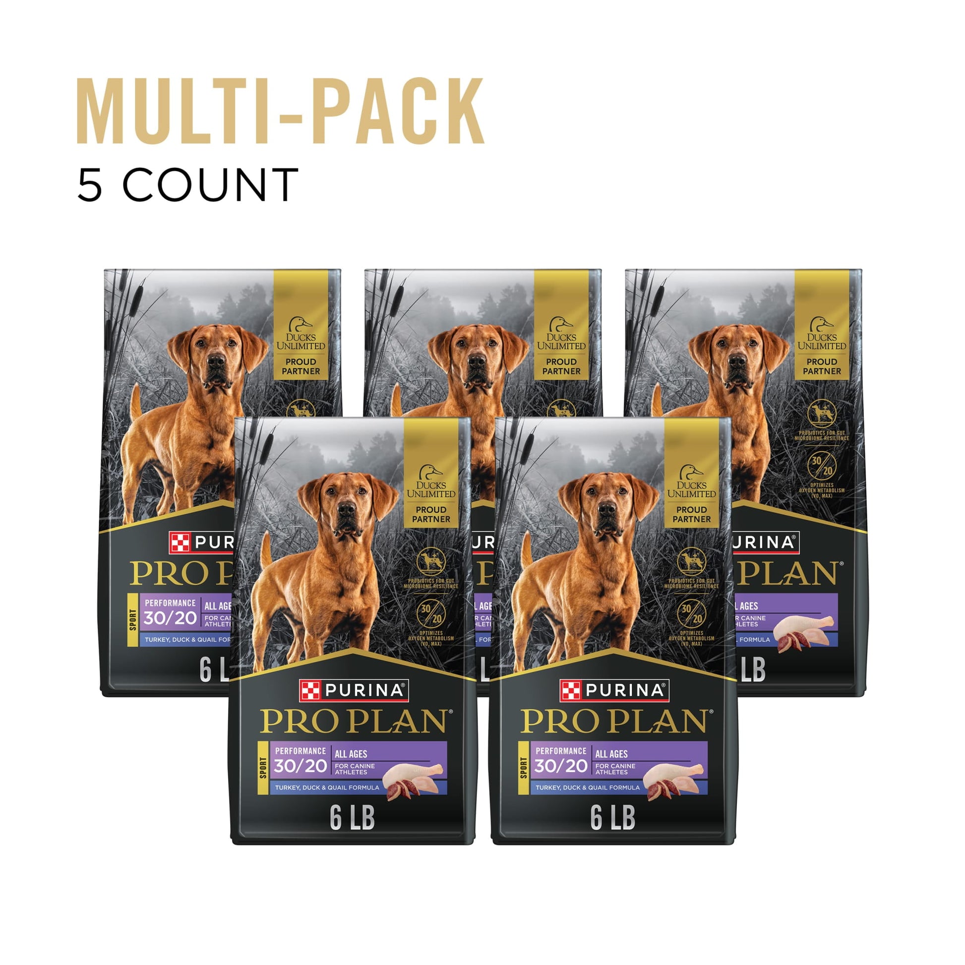 Purina Pro Plan Sport Performance 30/20 High Protein Dry Dog Food, Turkey, Duck, Quail Recipe