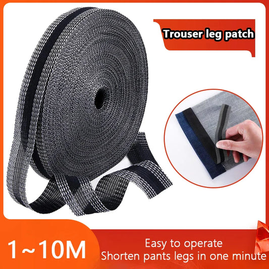 1-10M Self-Adhesive Pants Hem Paste Tape Trouser Edge Paste Iron-on