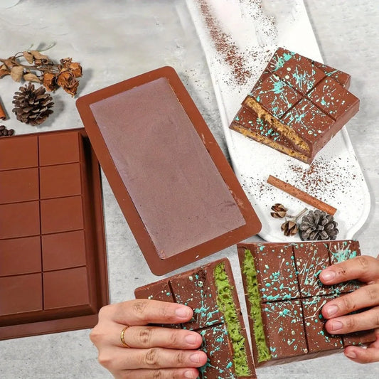 1/3/5 silicone chocolate bar molds, Dubai chocolate molds, Dubai