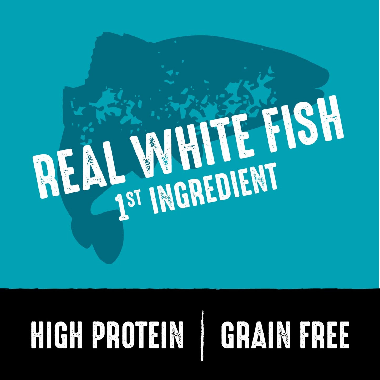 CRAVE Grain Free Adult Dry Dog Food with Protein from White Fish & Salmon, 4 lb. Bag