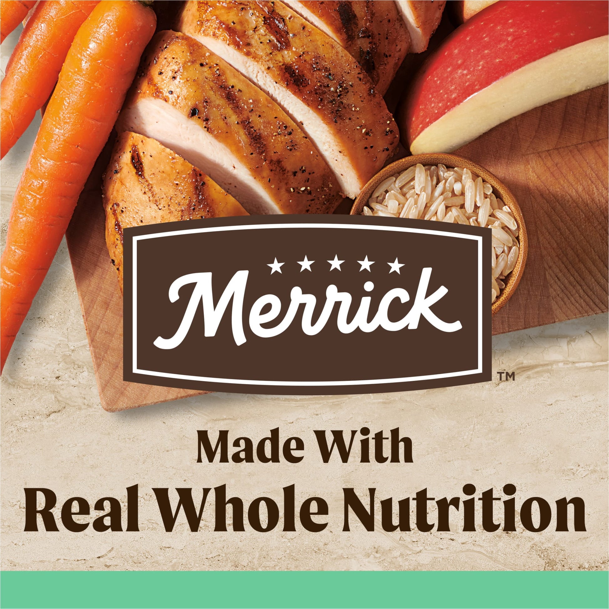 Merrick Healthy Grains Premium Dry Dog Food, Wholesome And Natural Dry Chicken Kibble, Senior Recipe, 25.0 lb. Bag